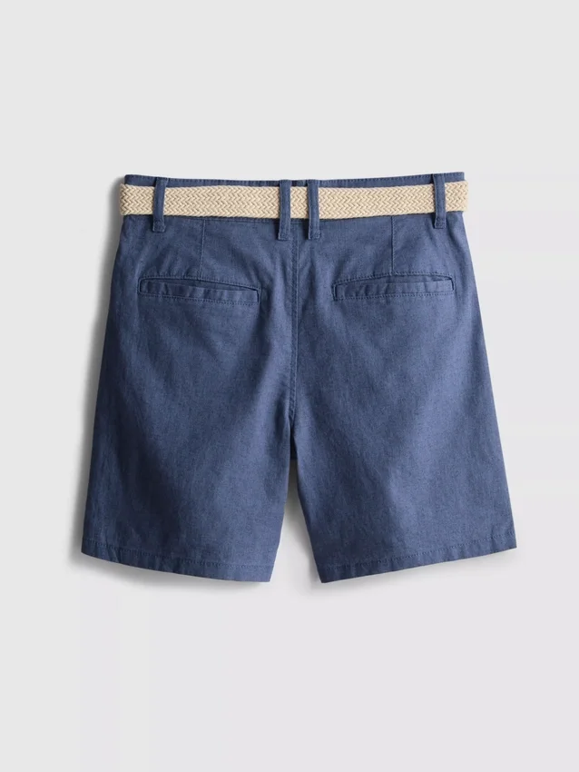 1,5–12 Jahre | «The Edit» Chino-Shorts aus Leinenmischung mit Gürtel