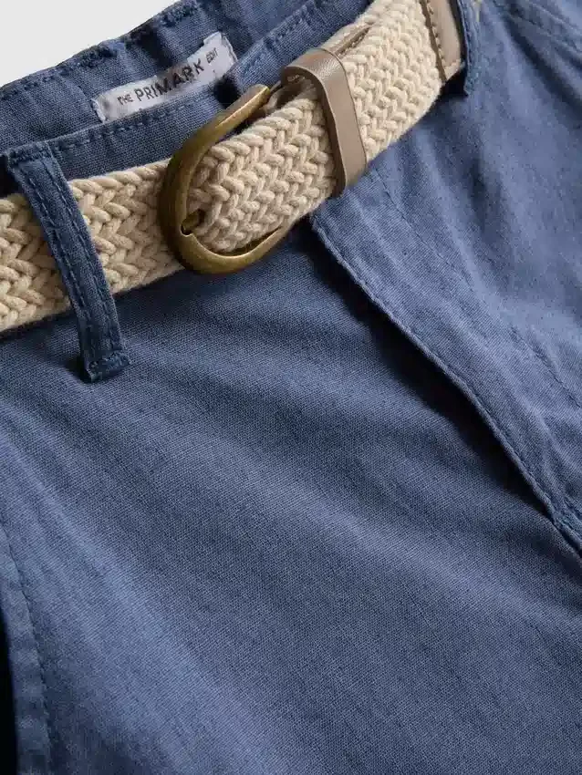 1,5–12 Jahre | «The Edit» Chino-Shorts aus Leinenmischung mit Gürtel