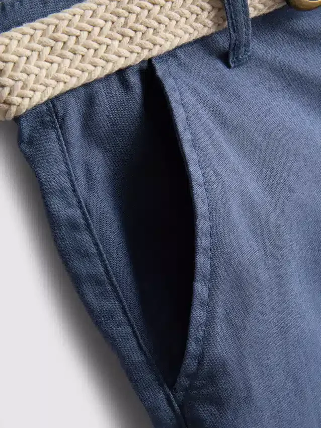 1,5–12 Jahre | «The Edit» Chino-Shorts aus Leinenmischung mit Gürtel