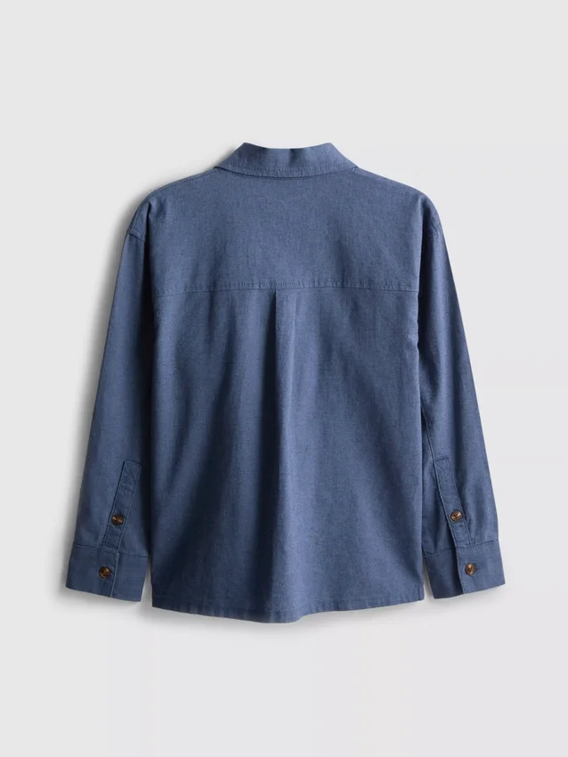 1,5–12 Jahre | The Edit Overshirt aus Leinenmischung