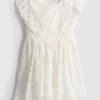 1,5–12 Jahre | The Edit Smock-Kleid mit Spitze