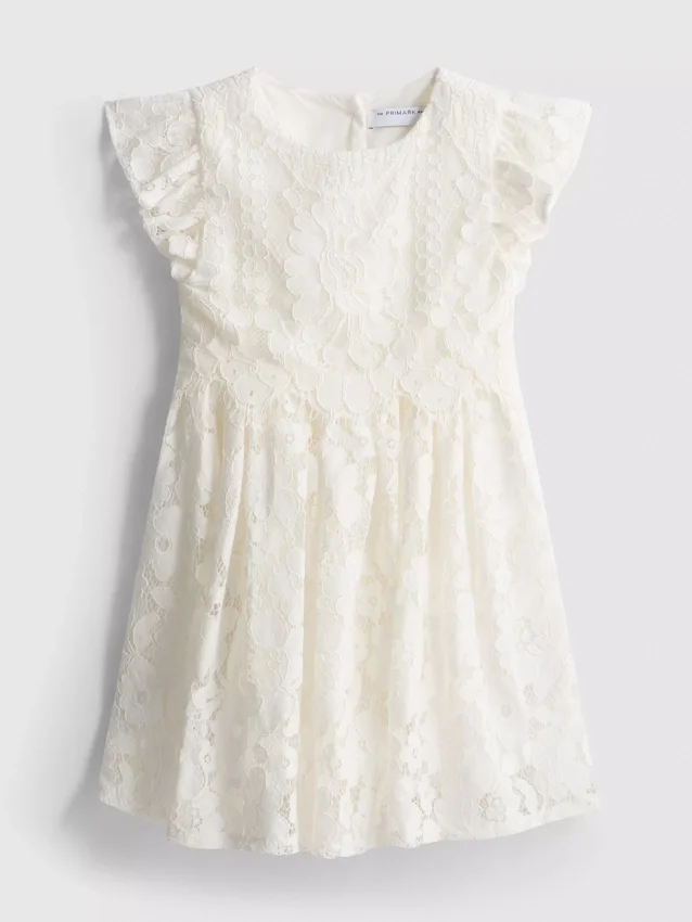 1,5–12 Jahre | The Edit Smock-Kleid mit Spitze