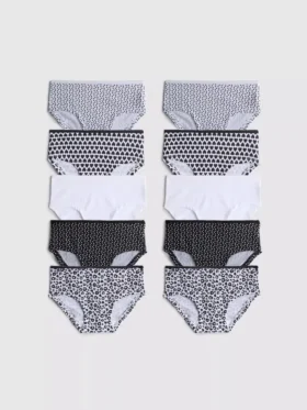 1,5–15 Jahre | 10er-Pack bedruckte Hipster-Slips