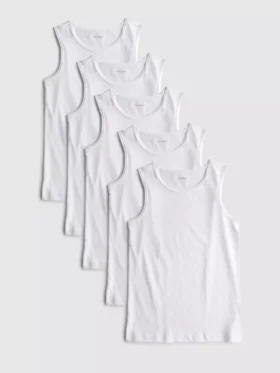 1,5–15 Jahre | 5er-Pack Basic-Tops