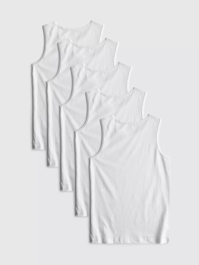 1,5–15 Jahre | 5er-Pack Basic-Tops