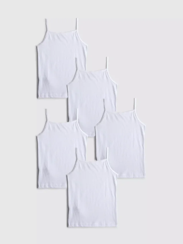 1,5–15 Jahre | 5er-Pack Cami-Tops