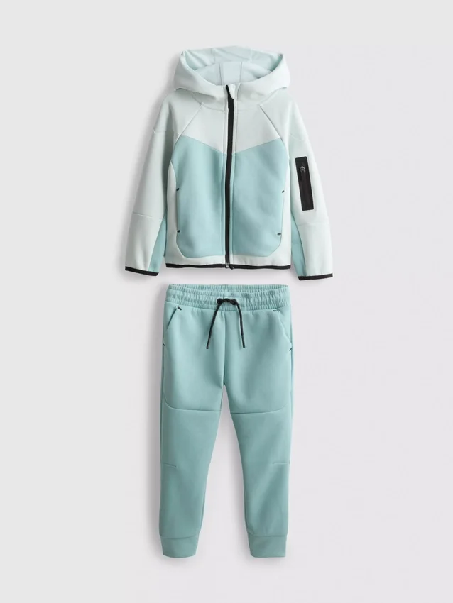 1,5–7 Jahre | Set aus kaschierter Trainingsjacke und Jogginghose