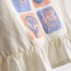 1,5–8 Jahre | Besticktes Set aus Oberteil mit Schößchen und Hose