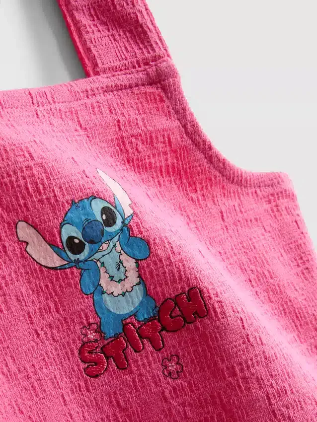 1,5–8 Jahre | Disney-Set aus Oberteil und Hose mit Stitch-Ric-Rac-Muster