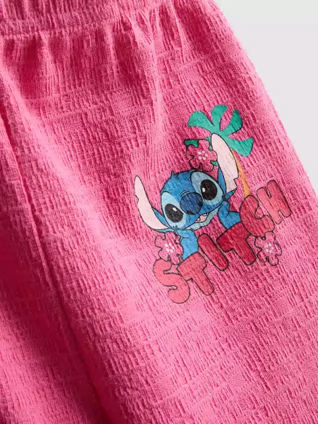 1,5–8 Jahre | Disney-Set aus Oberteil und Hose mit Stitch-Ric-Rac-Muster
