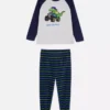 1,5–8 Jahre | Fleece-Schlafanzug mit Dinosaurier-Motiv