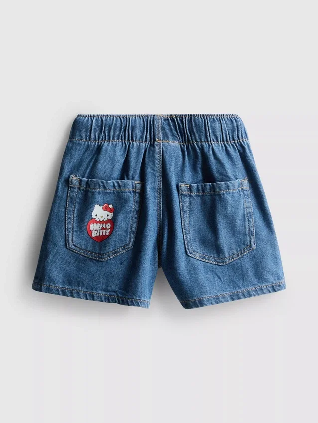 1,5–8 Jahre | Hello Kitty-Jeans-Shorts