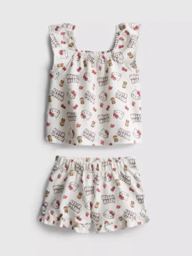 1,5–8 Jahre | Hello Kitty-Set aus Bluse und Shorts