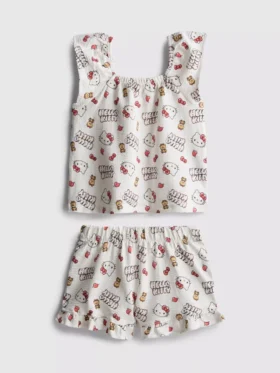 1,5–8 Jahre | Hello Kitty-Set aus Bluse und Shorts