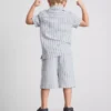 1,5–8 Jahre | Set aus gestreiftem Strickhemd und Shorts