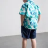 1,5–8 Jahre | Set aus Slub-Baumwoll-Hemd und Shorts