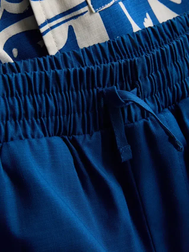 1,5–8 Jahre | Set aus Slub-Baumwoll-Hemd und Shorts