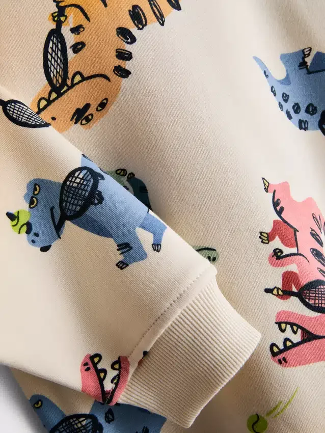 1,5–8 Jahre | Set aus Sweatshirt und Jogginghose mit Dinosaurier-Motiv