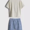 1,5–8 Jahre | Set aus T-Shirt und Shorts mit Sardinen-Motiv