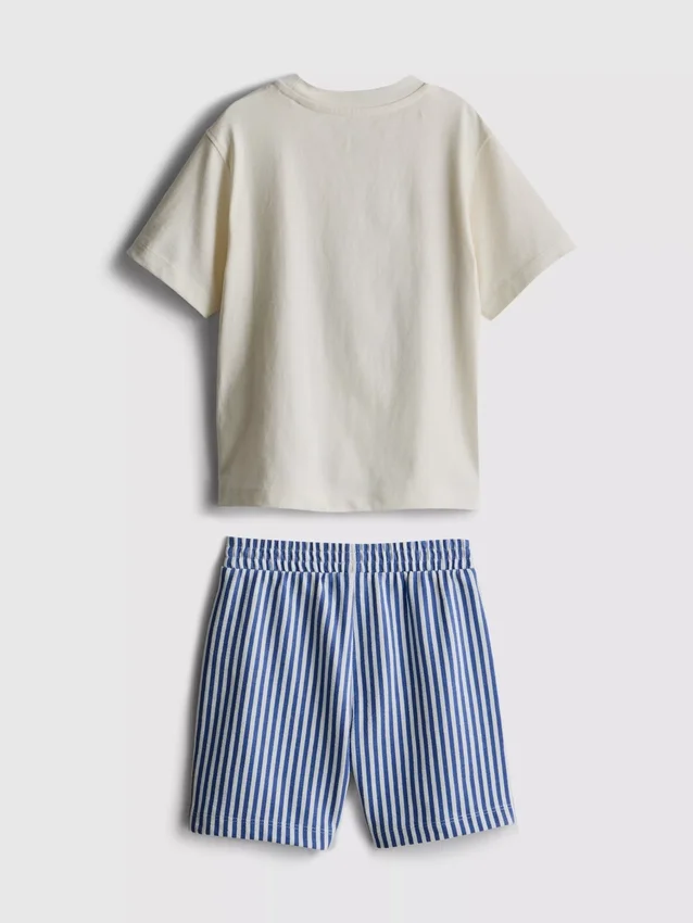 1,5–8 Jahre | Set aus T-Shirt und Shorts mit Sardinen-Motiv