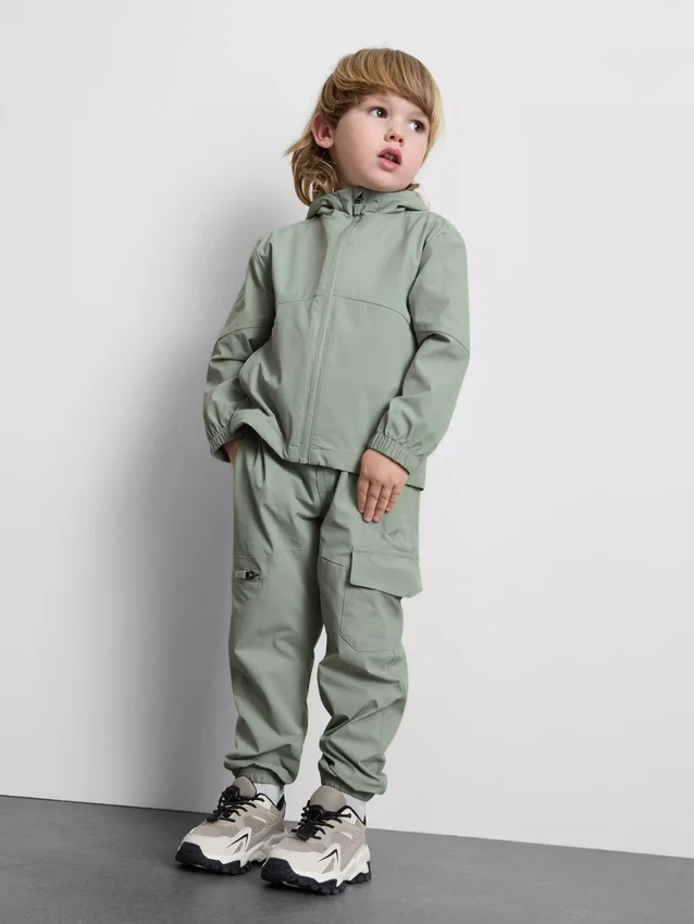 1,5–8 Jahre | Sportset aus Kapuzenpulli mit Reissverschluss und Cargo-Jogginghose