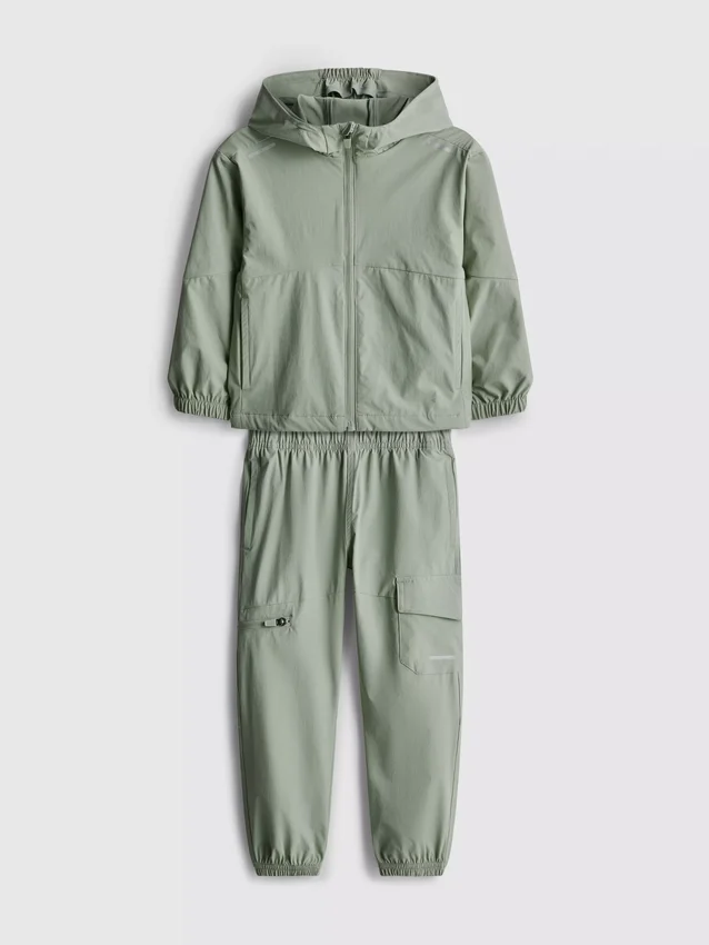 1,5–8 Jahre | Sportset aus Kapuzenpulli mit Reissverschluss und Cargo-Jogginghose