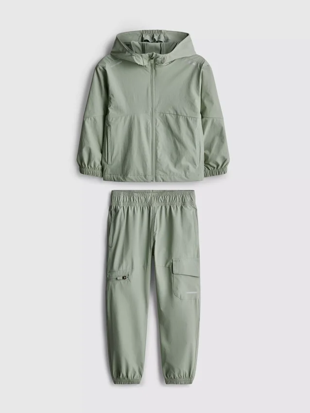 1,5–8 Jahre | Sportset aus Kapuzenpulli mit Reissverschluss und Cargo-Jogginghose