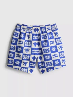 1,5–9 Jahre | Badeshorts mit Fliesenmuster
