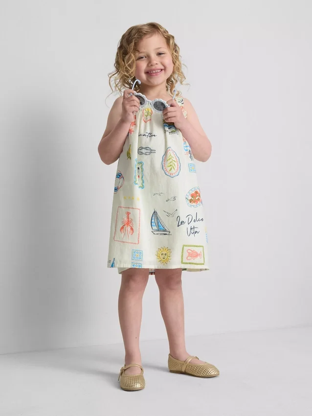 1,5–9 Jahre | bedrucktes Kleid