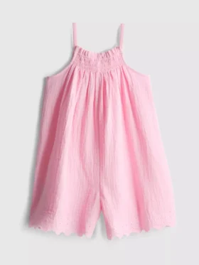 1,5–9 Jahre | Bestickter Playsuit mit Wellenkante