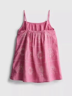 1,5–9 Jahre | Besticktes Chambray-Cami-Kleid