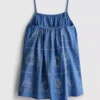 1,5–9 Jahre | Besticktes Chambray-Cami-Kleid