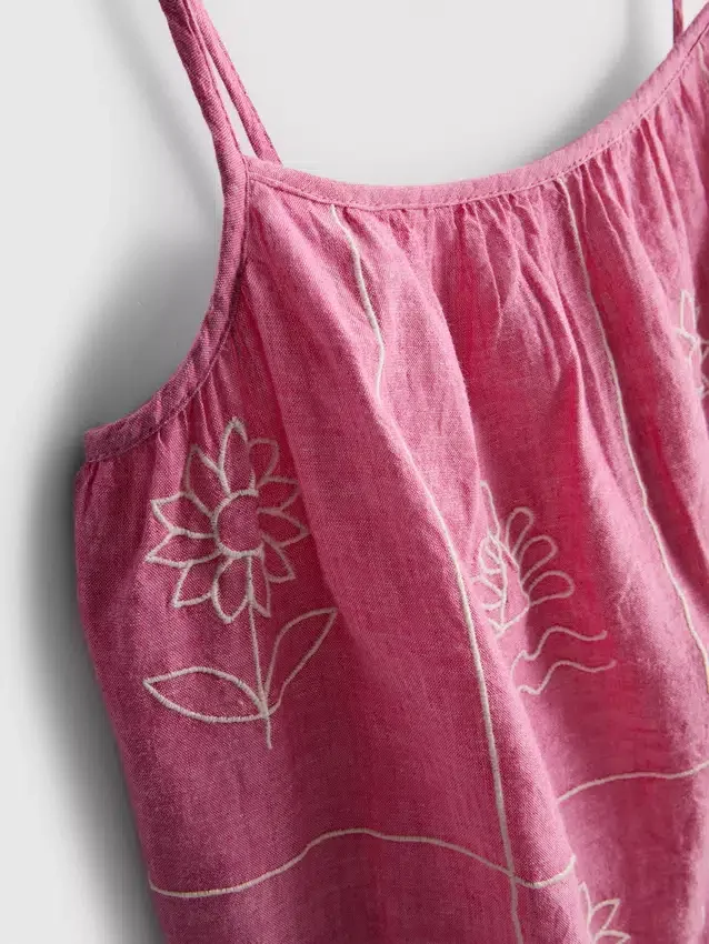 1,5–9 Jahre | Besticktes Chambray-Cami-Kleid