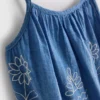 1,5–9 Jahre | Besticktes Chambray-Cami-Kleid