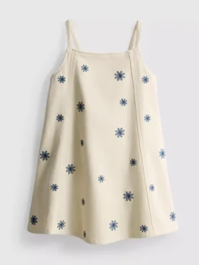 1,5–9 Jahre | besticktes Jeans-Kleid