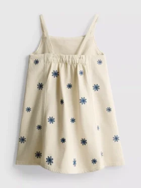 1,5–9 Jahre | besticktes Jeans-Kleid