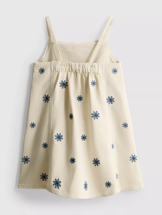 1,5–9 Jahre | besticktes Jeans-Kleid