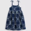 1,5–9 Jahre | Besticktes Smock-Kleid mit Spaghettiträgern