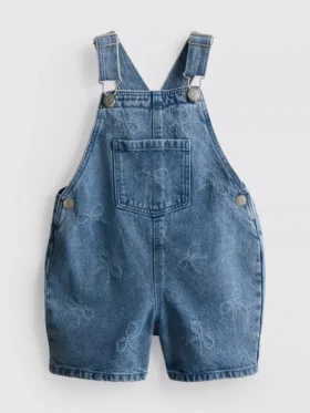 1,5–9 Jahre | Denim-Latzhose mit Schleife