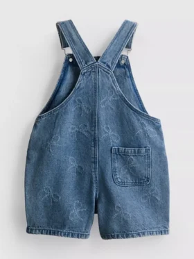 1,5–9 Jahre | Denim-Latzhose mit Schleife