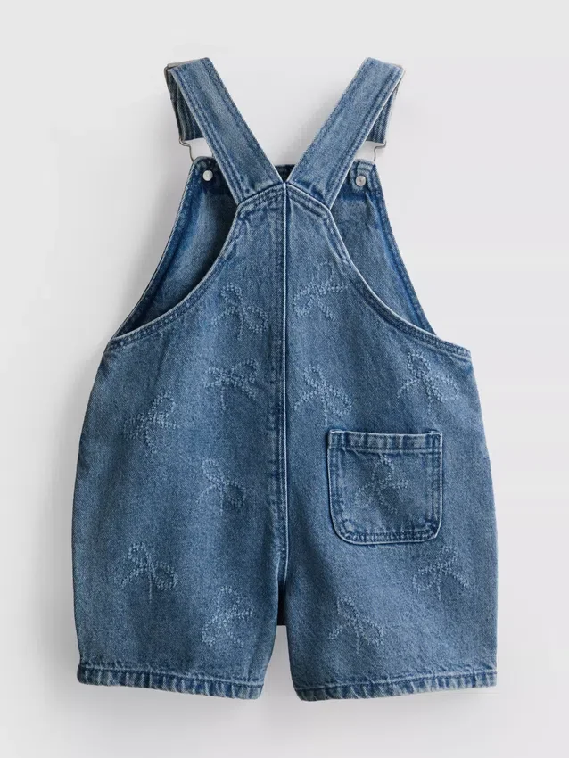 1,5–9 Jahre | Denim-Latzhose mit Schleife