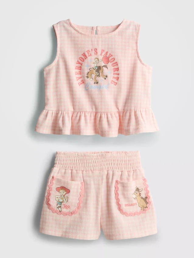 1,5–9 Jahre | Disney-Pixar «Toy Story»-Set aus Peplum-Top und Shorts