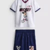1,5–9 Jahre | Disney-Set aus T-Shirt und Shorts mit Minnie-Maus-Fussball-Motiv