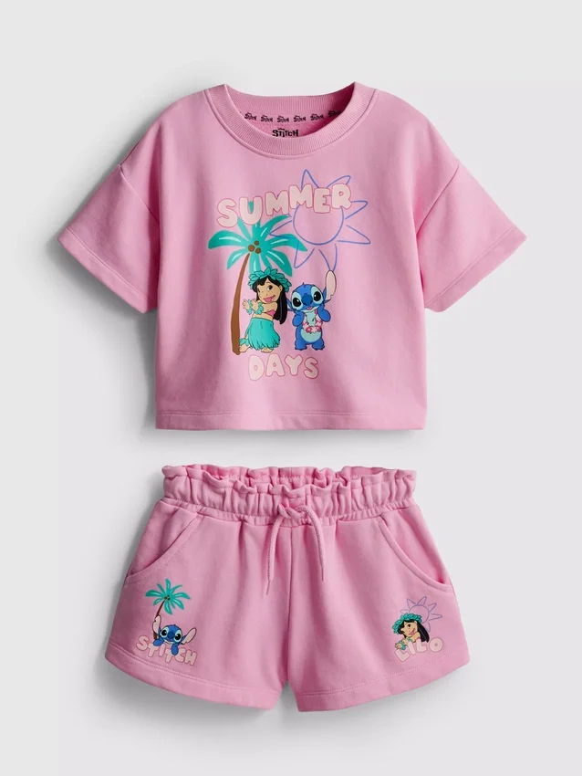 1,5–9 Jahre | Disney-Stitch-Set aus T-Shirt und Shorts