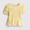 1,5–9 Jahre | gerafftes Peplum-Oberteil