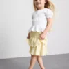 1,5–9 Jahre | gerafftes Peplum-Oberteil