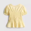 1,5–9 Jahre | gerafftes Peplum-Oberteil