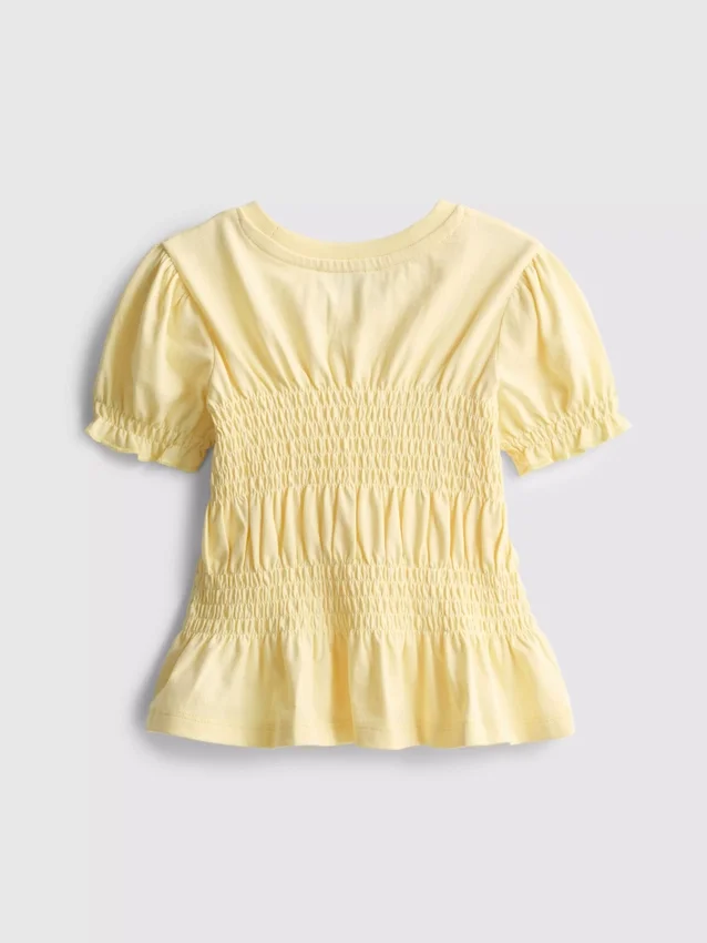1,5–9 Jahre | gerafftes Peplum-Oberteil