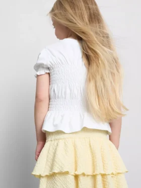 1,5–9 Jahre | gerafftes Peplum-Oberteil