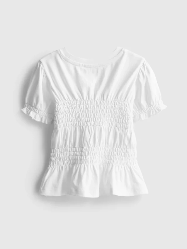 1,5–9 Jahre | gerafftes Peplum-Oberteil